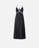 Long dress with lace inserts -  | Pinko