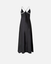 Long dress with lace inserts -  | Pinko