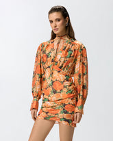 Botanic Garden floral-print mini dress -  | Pinko