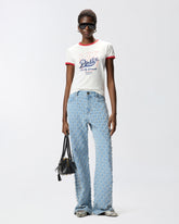 T-shirt with logo print -  | Pinko