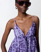 Mini dress with snake print -  | Pinko