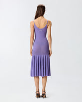 Mini dress with shoulder straps and pleats -  | Pinko