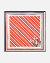 Square scarf with wide stripes -  | Pinko