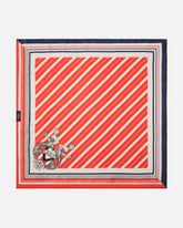 Square scarf with wide stripes -  | Pinko