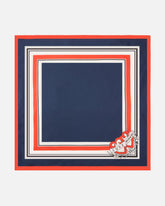 Square scarf with two-heart print -  | Pinko