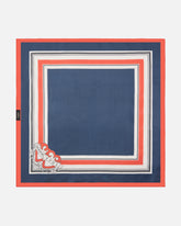 Square scarf with two-heart print -  | Pinko