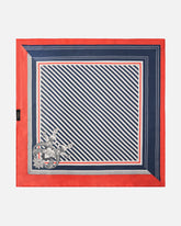 Square scarf with narrow stripes -  | Pinko