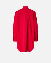 Mini shirt dress with fringing -  | Pinko