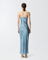 Fließendes Slipdress mit abgesetztem Schmuckprint -  | Pinko