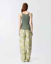 Ribbed vest top with logo -  | Pinko