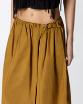 Midi skirt with slit and Texan buckle -  | Pinko