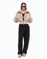 Faux fur bomber jacket -  | Pinko