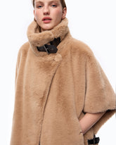 Faux fur cape -  | Pinko