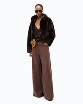 Faux fur cropped jacket -  | Pinko