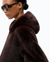 Faux fur cropped jacket -  | Pinko