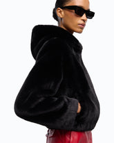 Faux fur cropped jacket -  | Pinko