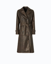 Trenchcoat in Vintage-Optik mit Gürtel -  | Pinko