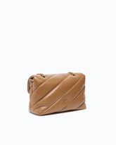 Love Bag Puff medium crossbody bag in quilted nappa leather with jewel buckle -  | Pinko
