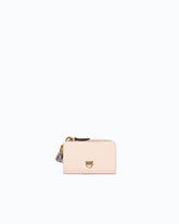 Mini leather wallet with tassel -  | Pinko