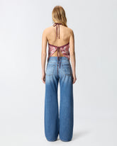 Strandtop mit Bändern und Bandana-Print -  | Pinko