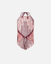 Strandtop mit Bändern und Bandana-Print -  | Pinko