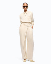 Shirt in peachskin-feel twill -  | Pinko