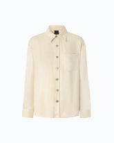 Shirt in peachskin-feel twill -  | Pinko