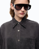 Shirt in peachskin-feel twill -  | Pinko