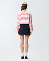 PINKOMANIA gestreiftes Jersey-T-Shirt -  | Pinko