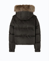 Short down jacket with detachable sleeves -  | Pinko