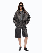 Bermudas aus Gewebe mit Vintage-Effekt -  | Pinko