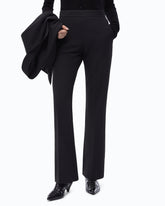 Trousers with pressed crease detail - Black | Pinko