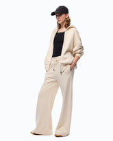 Fully rhinestoned fleece trousers -  | Pinko