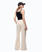Fully rhinestoned fleece trousers -  | Pinko