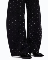 Barrel-fit trousers with studs -  | Pinko