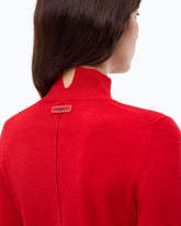 Wool and cashmere turtleneck sweater - Red | Pinko