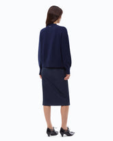 Wool and cashmere cardigan - Blue | Pinko