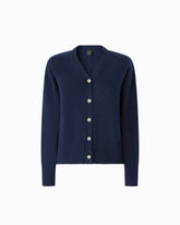 Wool and cashmere cardigan - Blue | Pinko