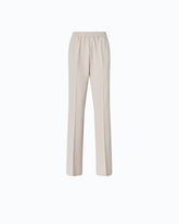 Straight-leg trousers with elasticated waist -  | Pinko
