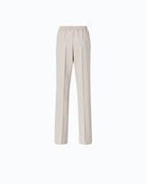 Straight-leg trousers with elasticated waist -  | Pinko