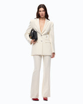Slim-fit jacket with padded shoulders -  | Pinko