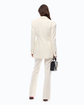 Slim-fit jacket with padded shoulders -  | Pinko