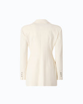 Slim-fit jacket with padded shoulders -  | Pinko