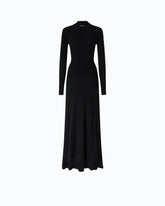 Langes Kleid aus Wollmix mit Cut-out -  | Pinko
