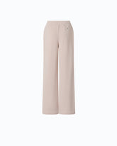 Wide-leg trousers with drawstring and chain -  | Pinko