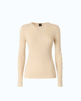 Ribbed sweater with lace -  | Pinko