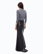 Cardigan with jewel collar - Grey | Pinko