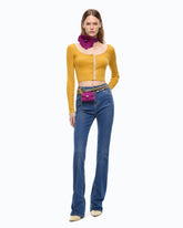 Flare-fit five-pocket jeans -  | Pinko