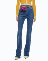 Flare-fit five-pocket jeans -  | Pinko