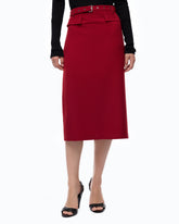 Pencil skirt with belt -  | Pinko